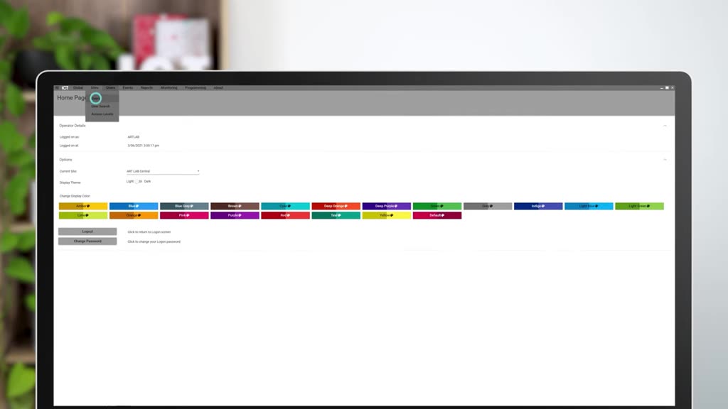 Official ICT demonstration showing the Users menu in Protege GX